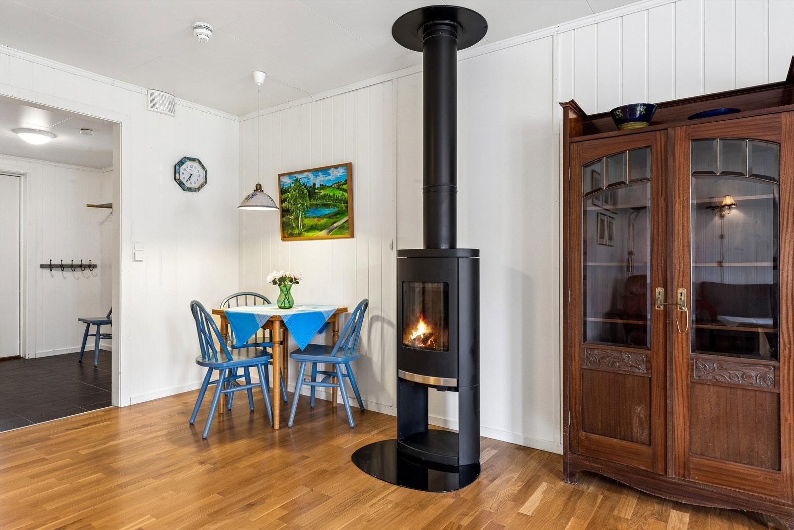 Vedovnen er en effektiv tilleggsvarmekilde på kalde dager. Galleribilde