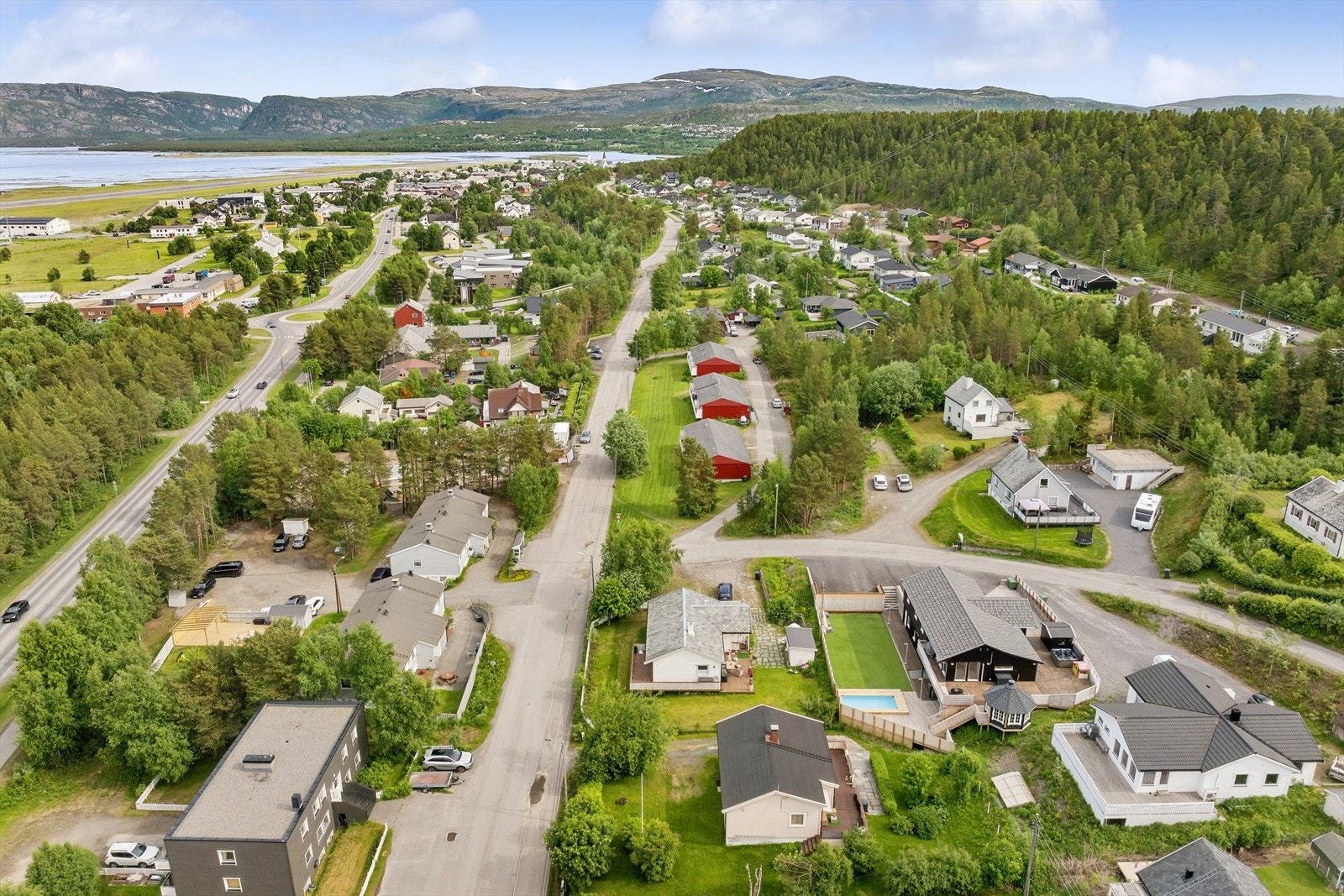 Dronefoto Galleribilde