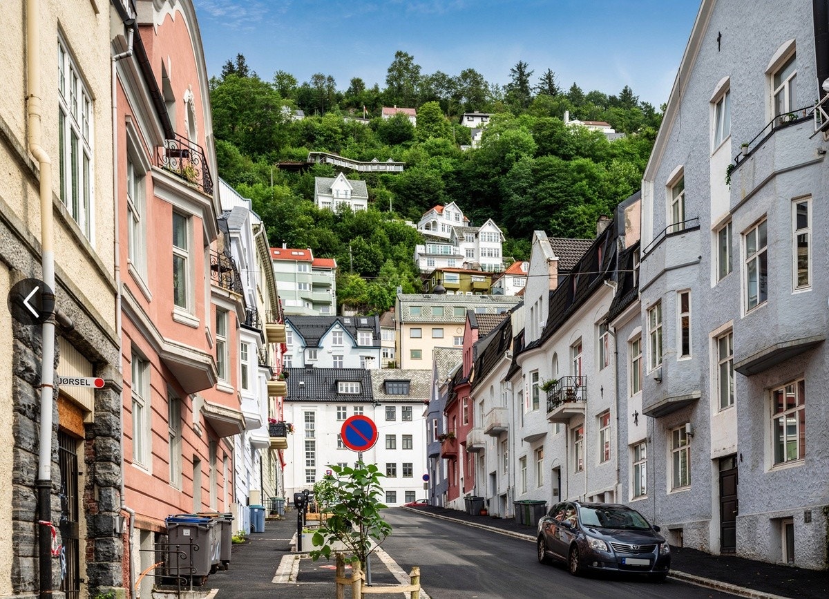 Sentral beliggenhet midt i Bergen sentrum Galleribilde
