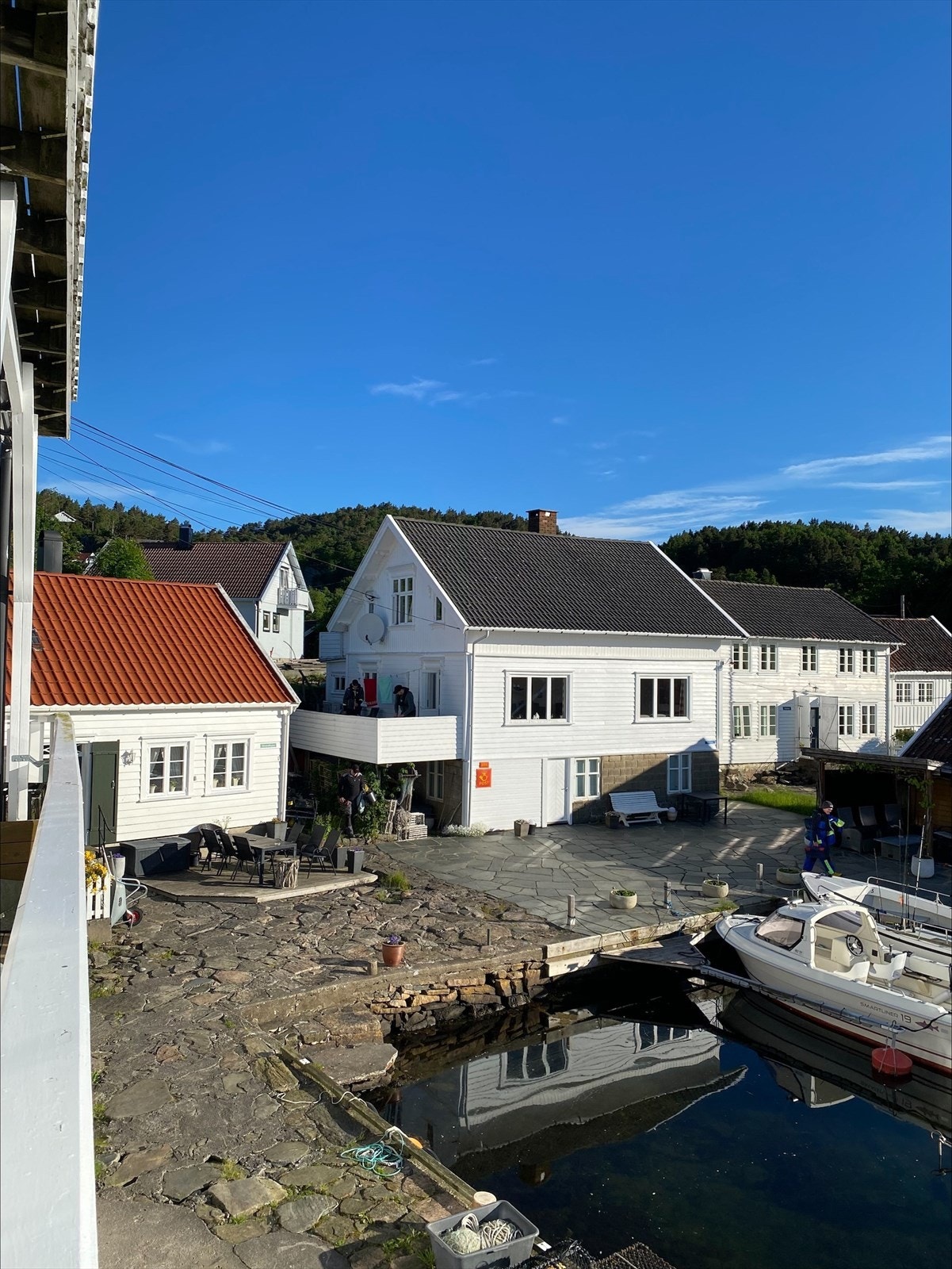 Utsikt fra terrassen. Galleribilde