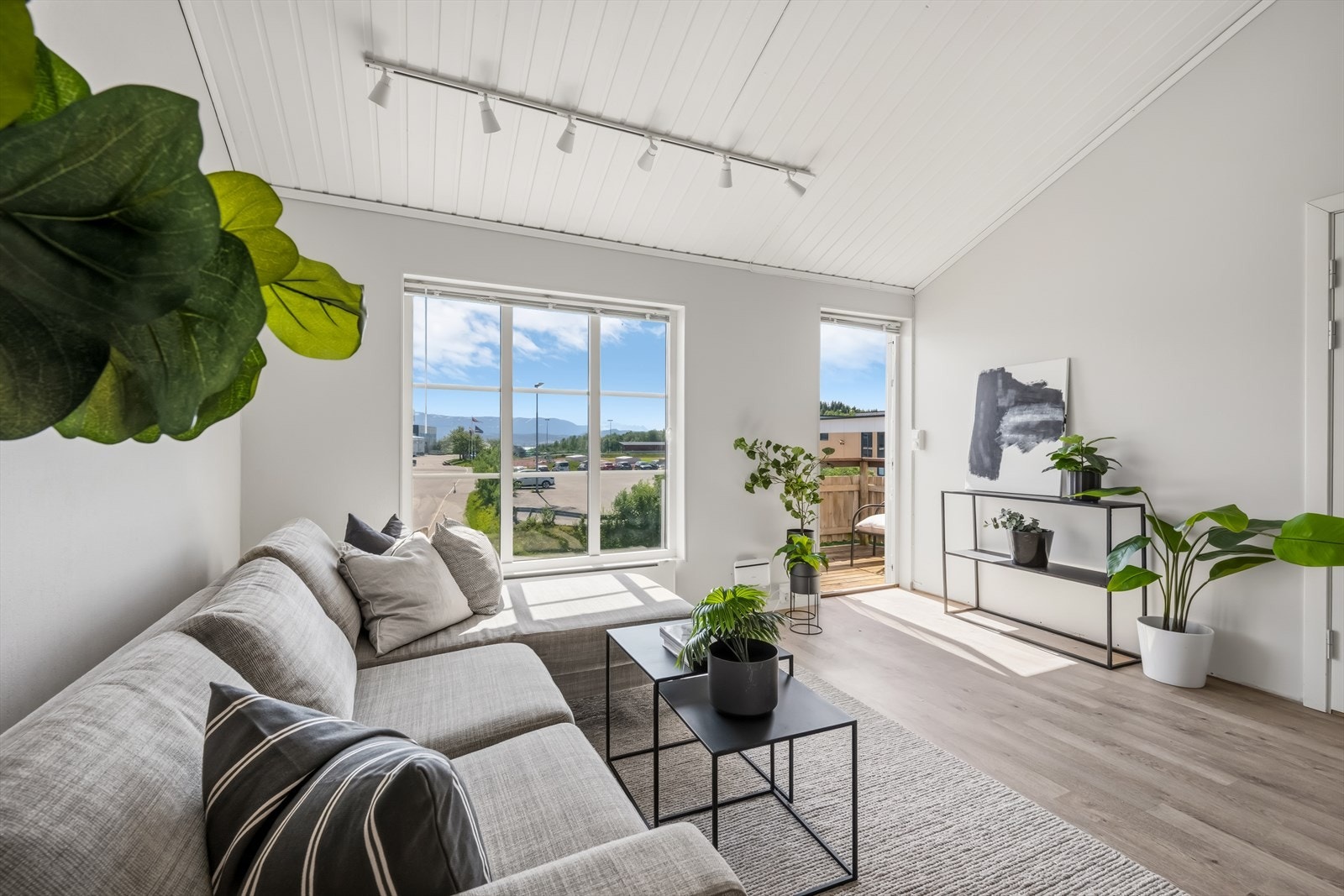 Gode vindusflater sørger for at rommet får godt med naturlig lys. Galleribilde