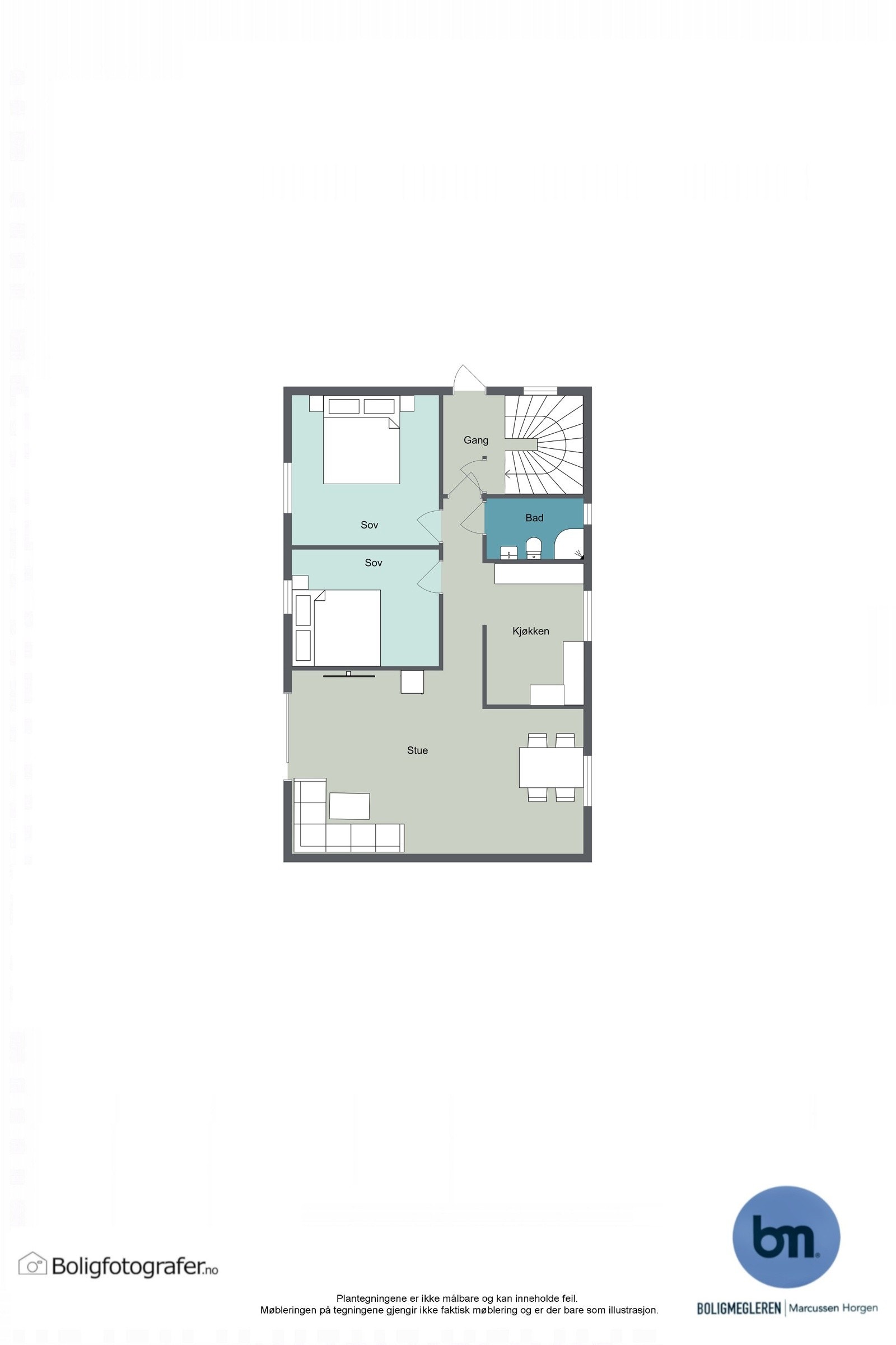 Plantegning 2. etg. Galleribilde