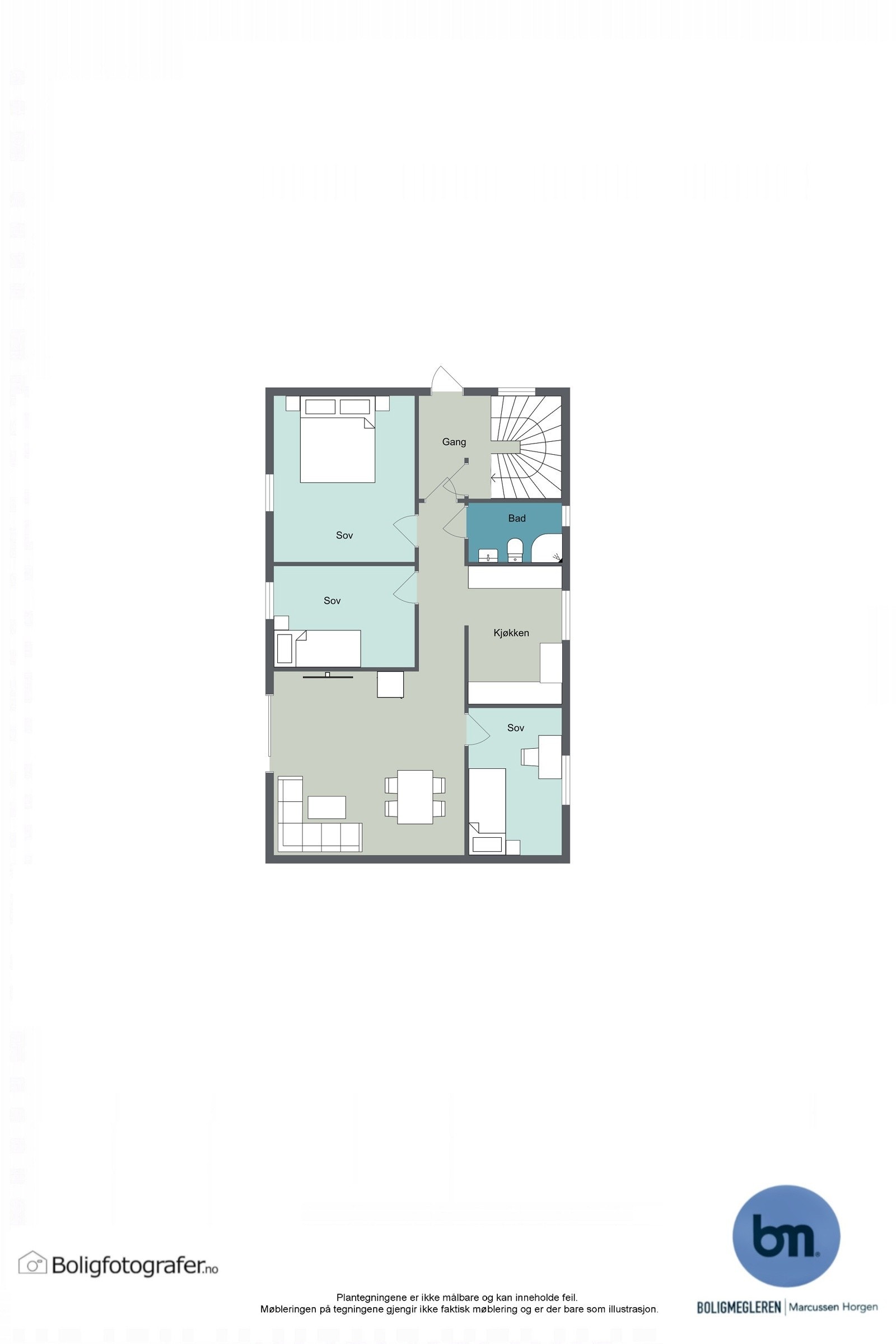 Plantegning 1. etg. Galleribilde