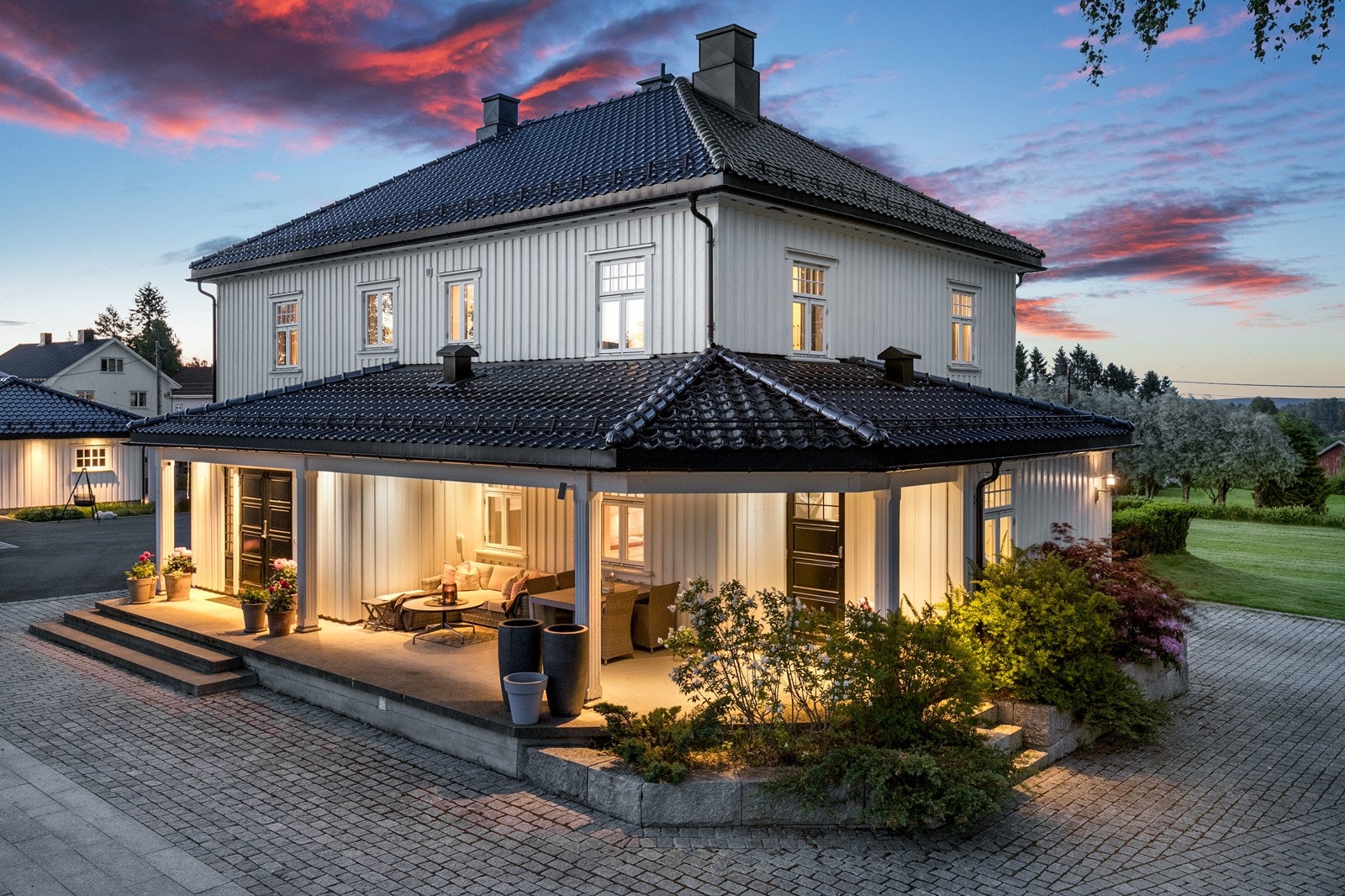 Kveldsstemning utendørs Galleribilde