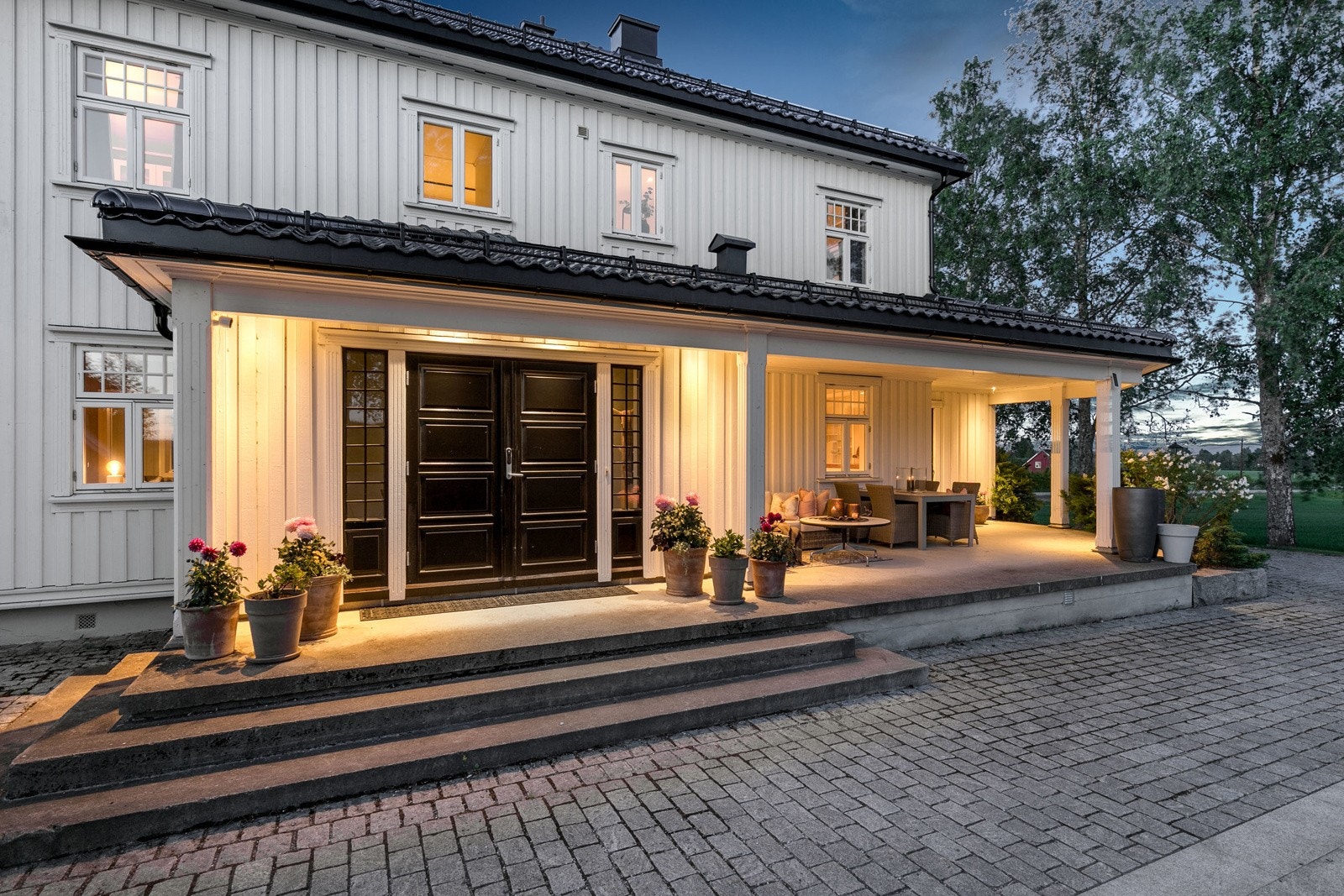 Kveldsstemning utendørs Galleribilde