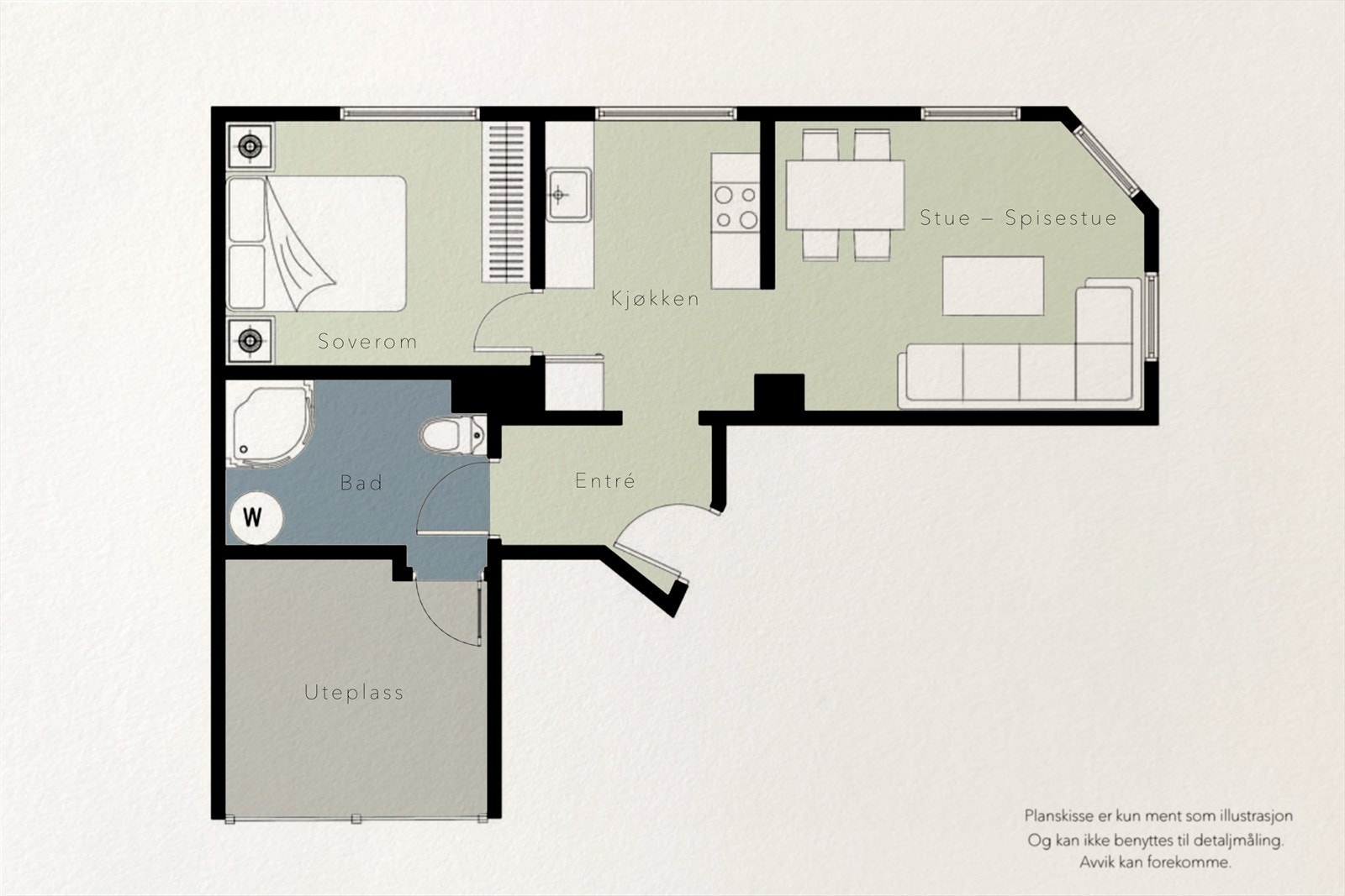 Plantegning Galleribilde