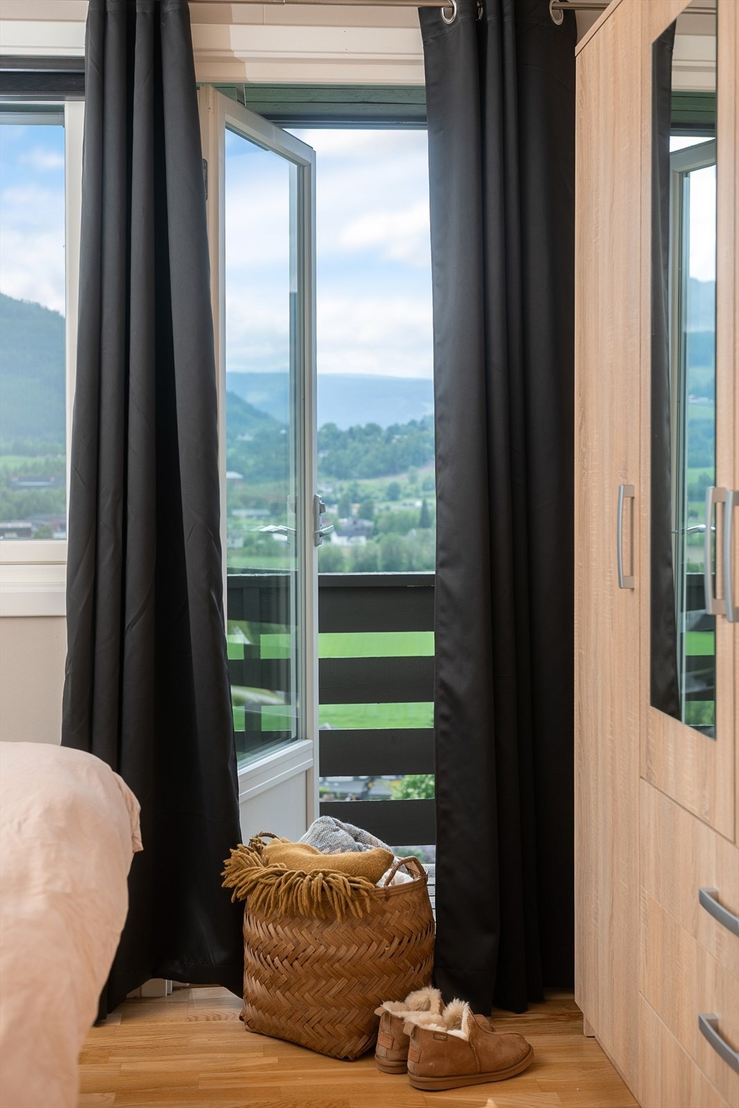 Verandaen utenfor soverommet er på 8 m². Galleribilde