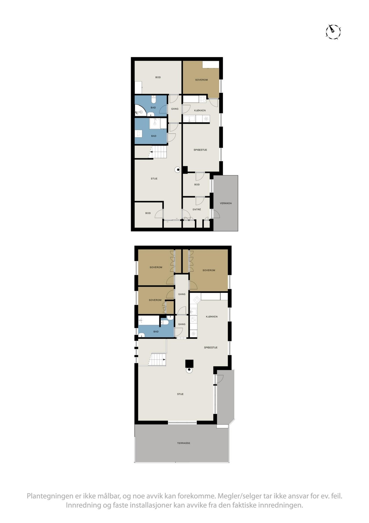 Plantegning Galleribilde