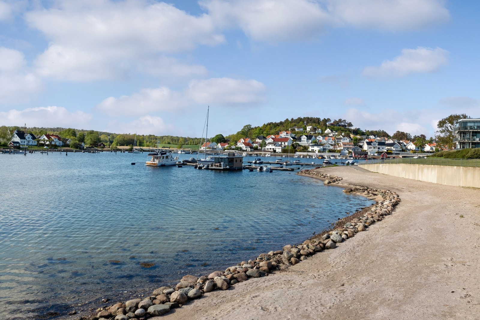 Deilig sandstrand Galleribilde