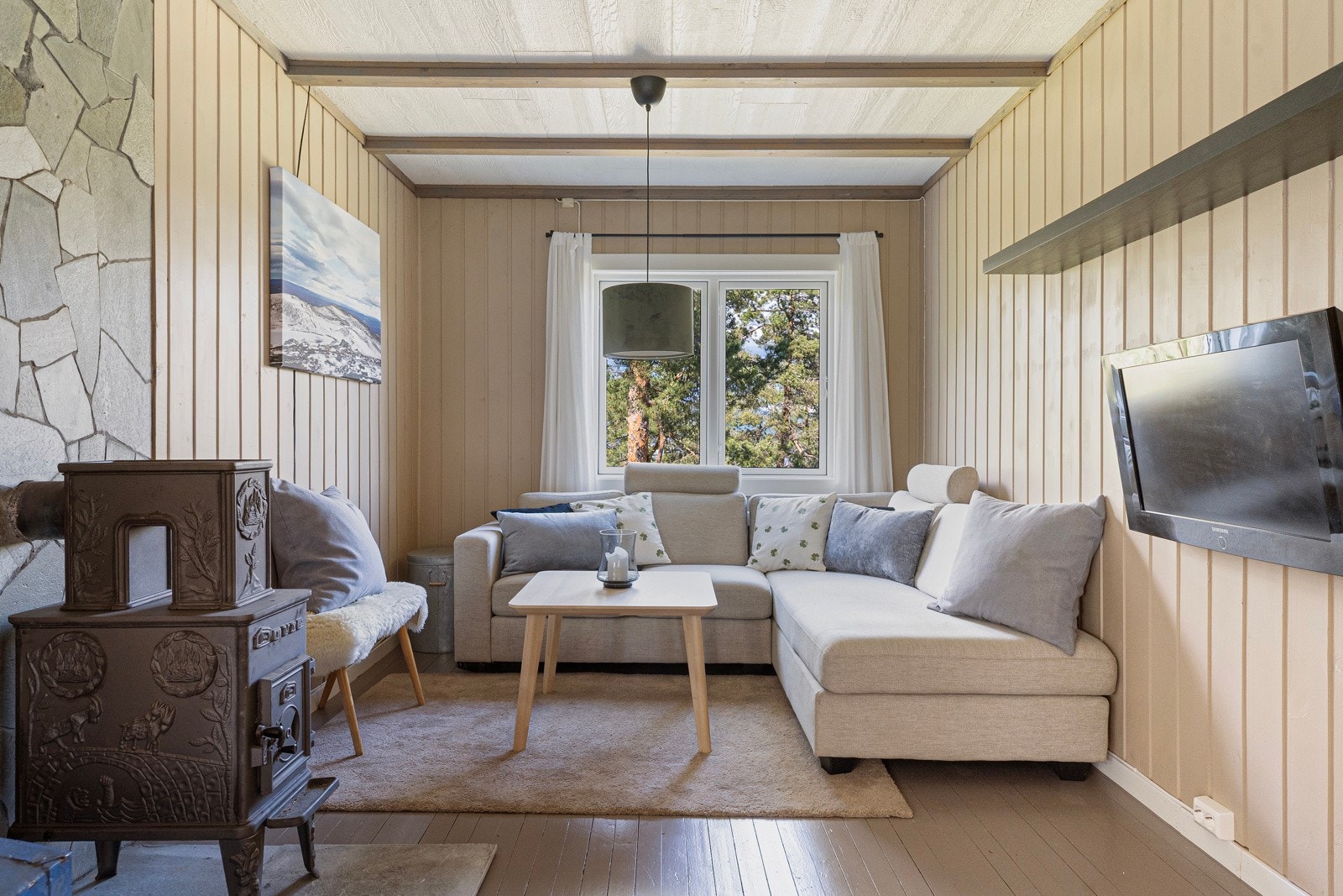 Lys og trivelig stue Galleribilde