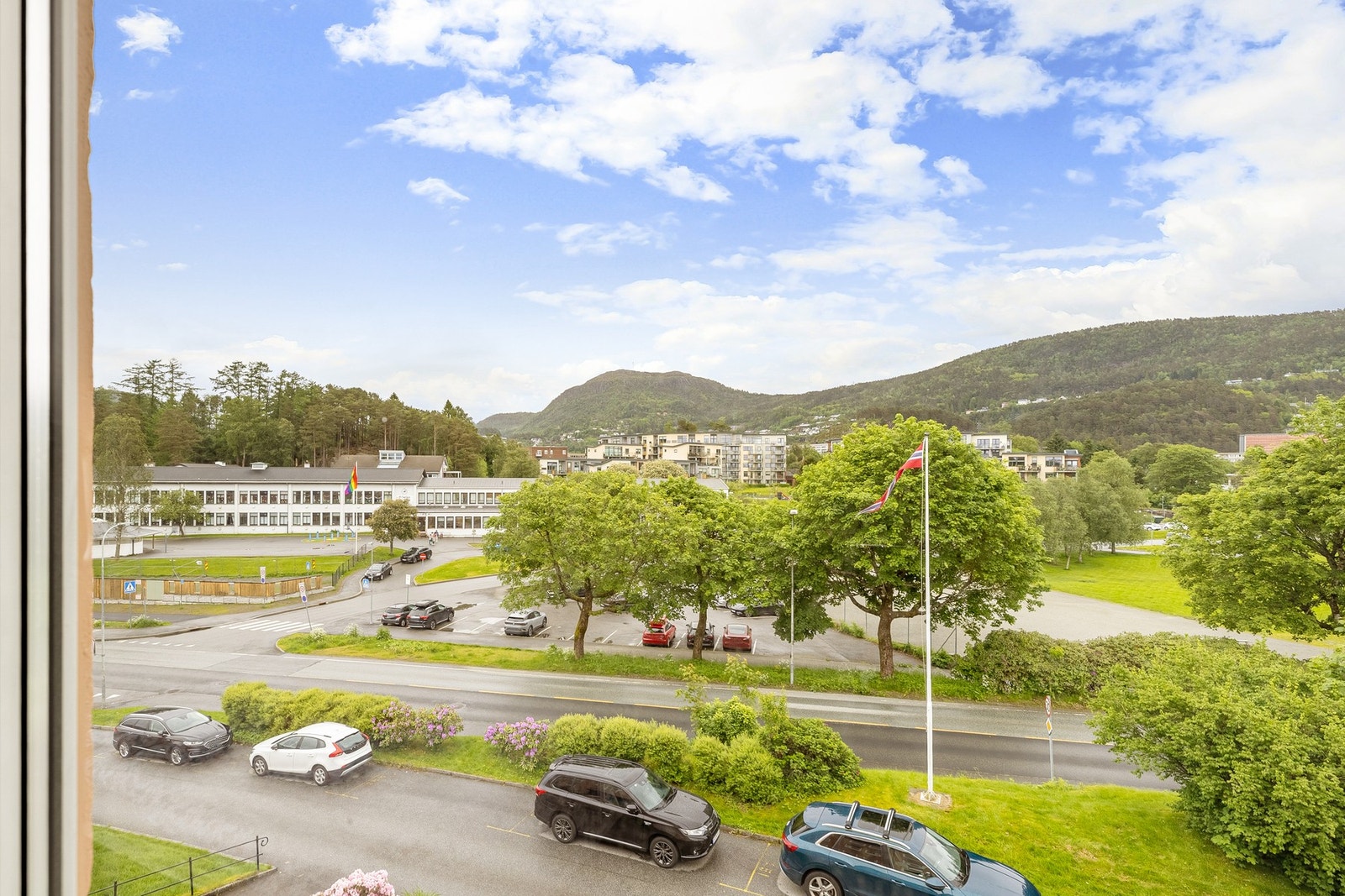 Utsikt fra soveromsvinduet. Galleribilde