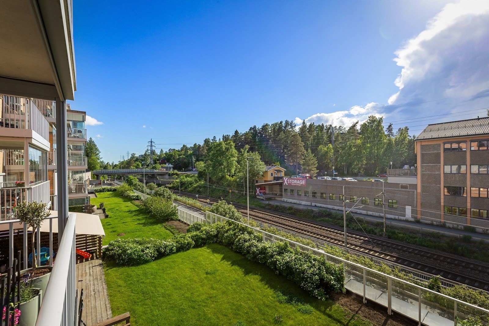 Utsikt fra Balkong Galleribilde