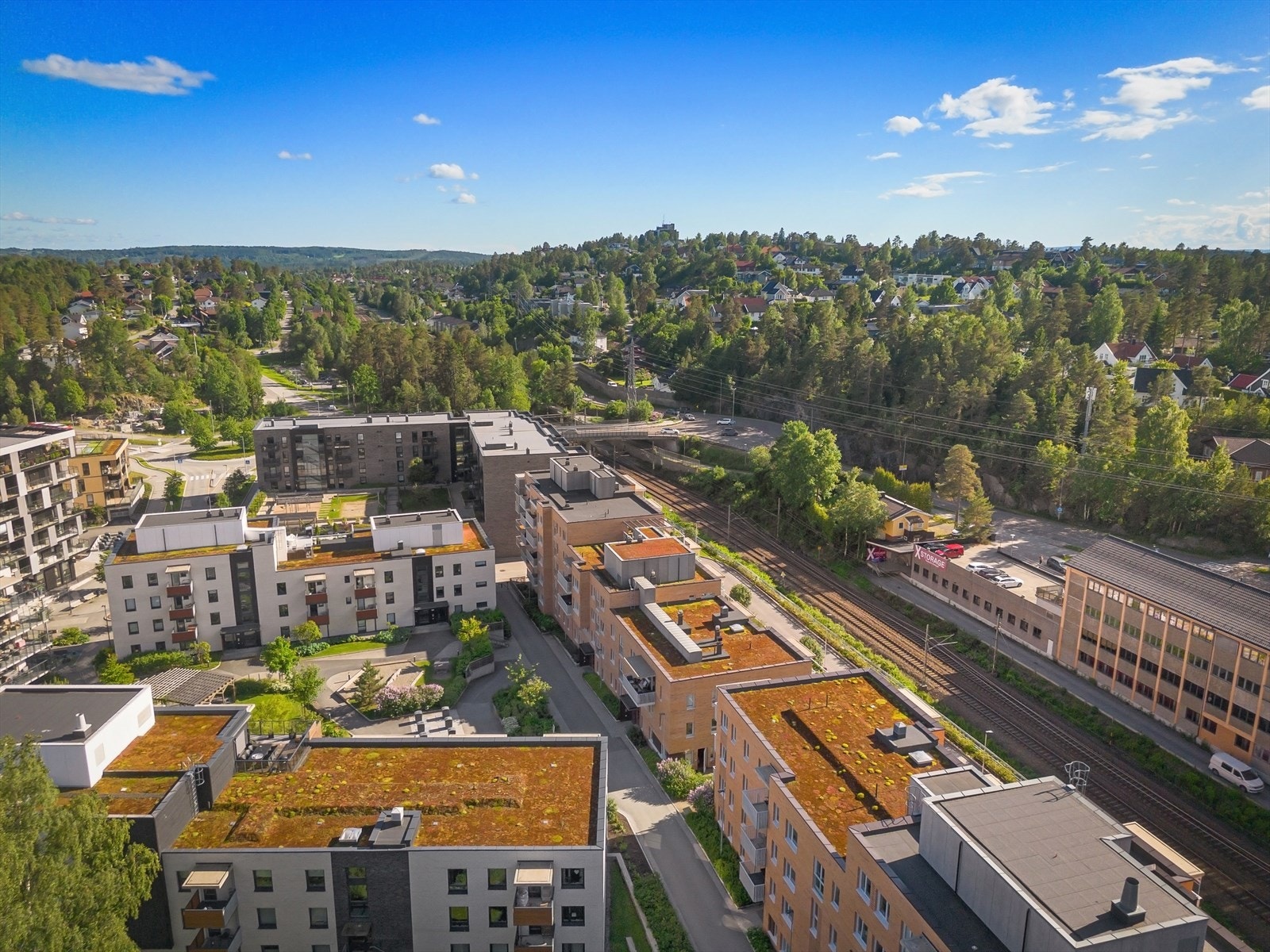Kort vei til Myrvoll sentrum med Kiwi, apotek, baker, frisør m.m. Galleribilde