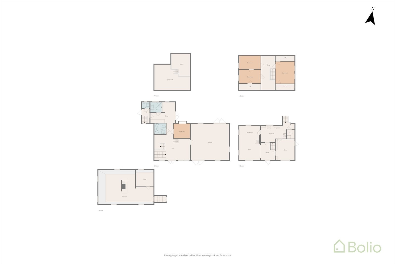 Plantegning Galleribilde