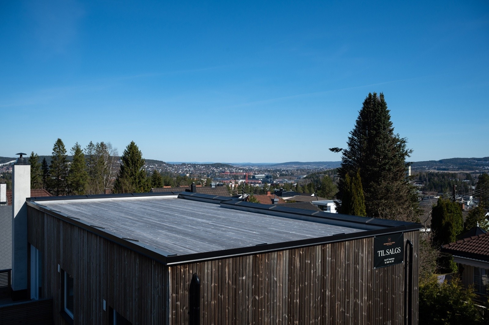 Taket er klargjort for takterrasse. Galleribilde