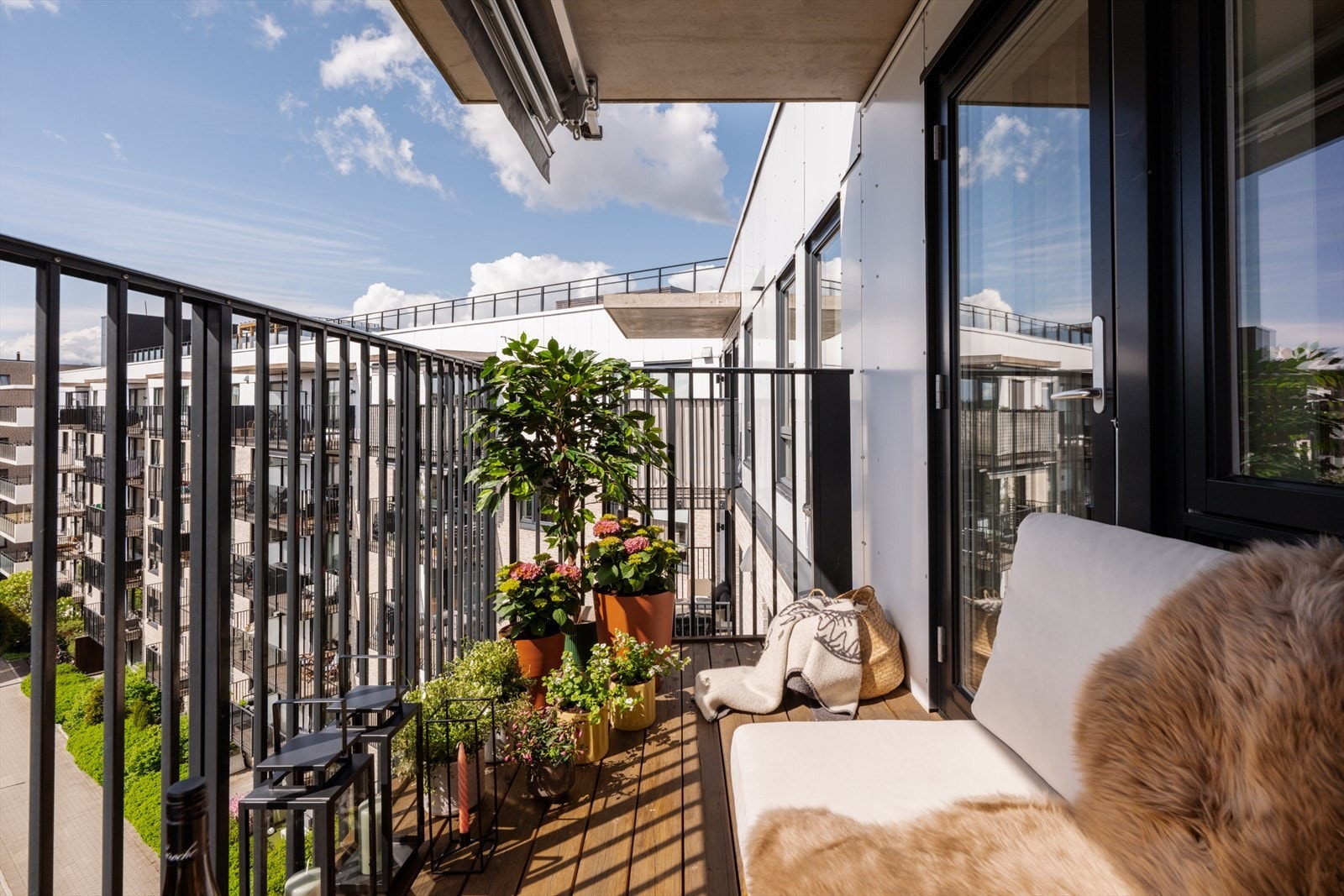 Her har dere sol store deler av dagen - et perfekt sted for grønne planter. Galleribilde
