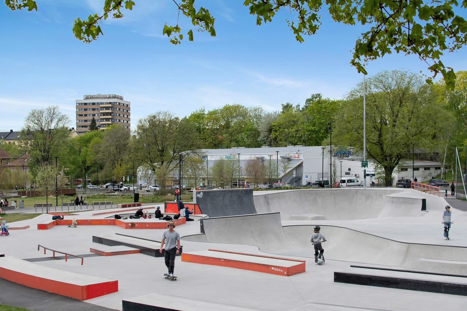 Jordal Skatepark er også like ved. Galleribilde