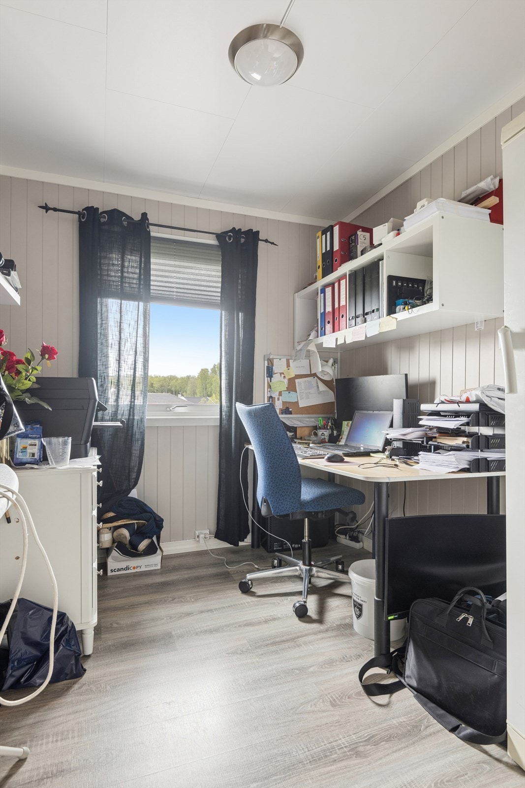 Det minste soverommet fungerer utmerket som barnerom, gjesterom eller kontor. Galleribilde