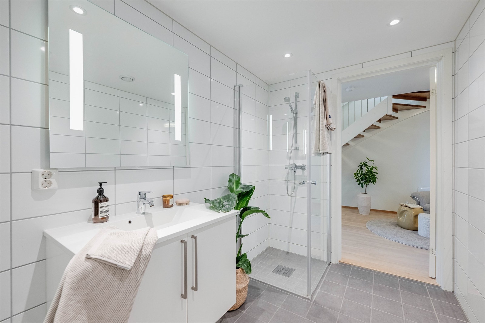 Her er også badet i denne etasjen. Galleribilde