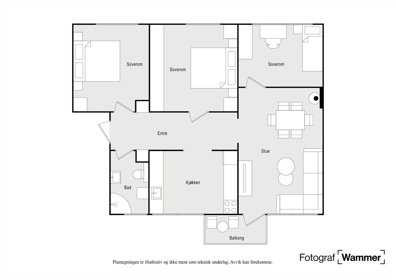 Plantegning - Kringsjåveien 36 Galleribilde