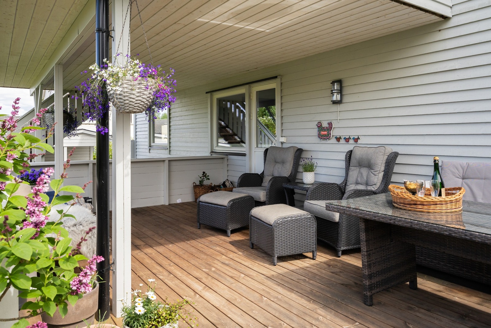 Terrasse bygd opp på nytt i 2021 Galleribilde