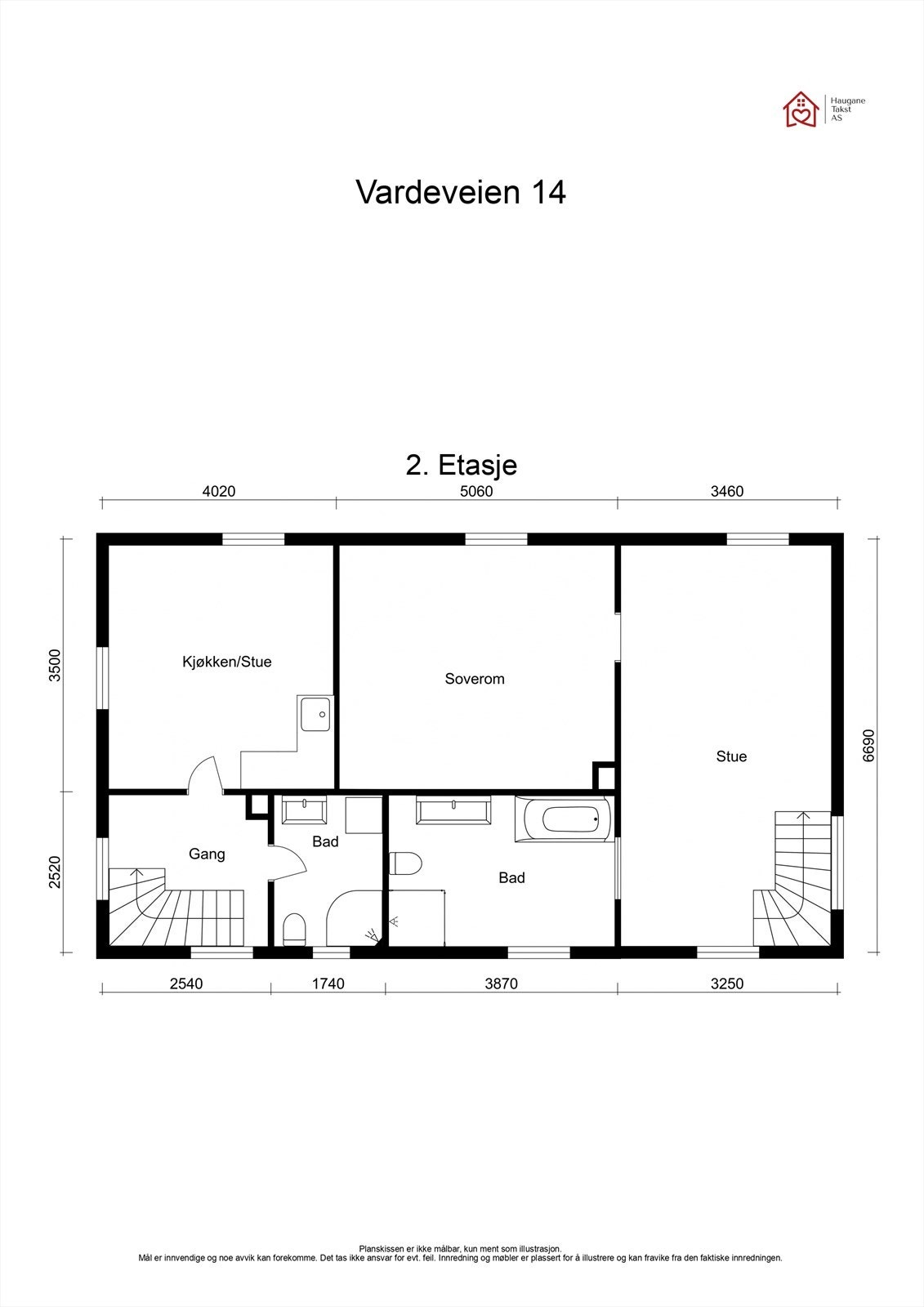 Plantegning - 2. etasje Galleribilde