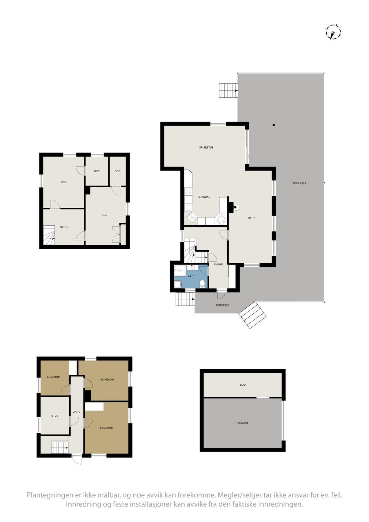 Plantegning Galleribilde