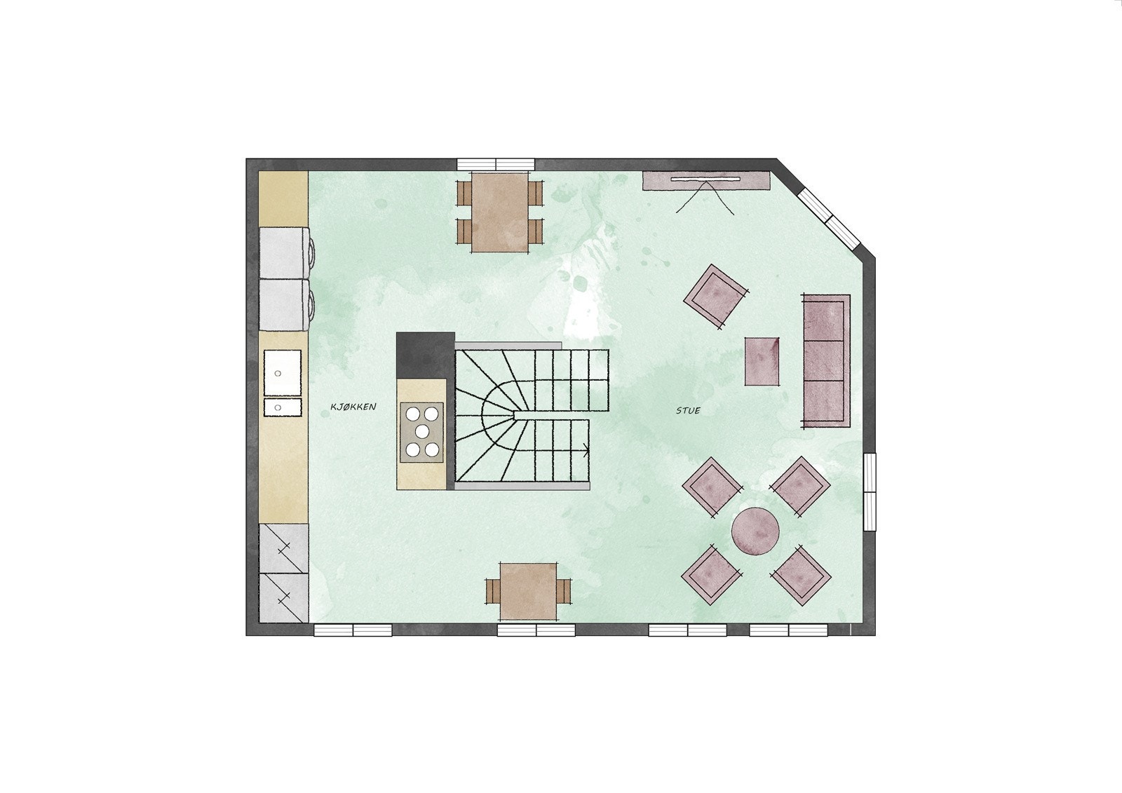 5773 Fjæregrenden 12 - Plantegning 02 Galleribilde