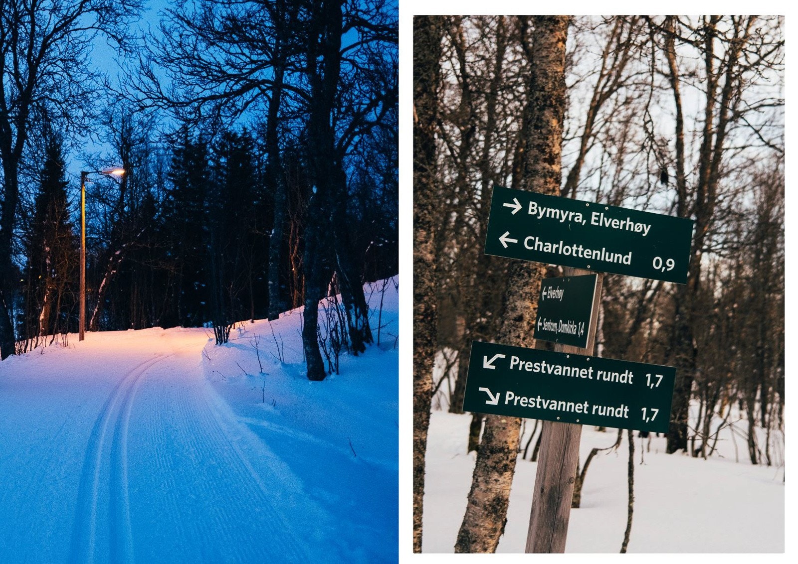 Det er også kort vei til flotte turområder og skiløyper. Selgers private foto