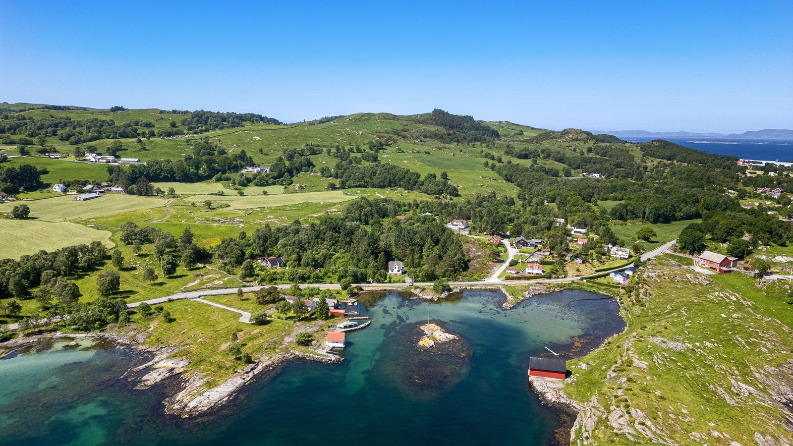 Idyllisk beliggenhet Galleribilde