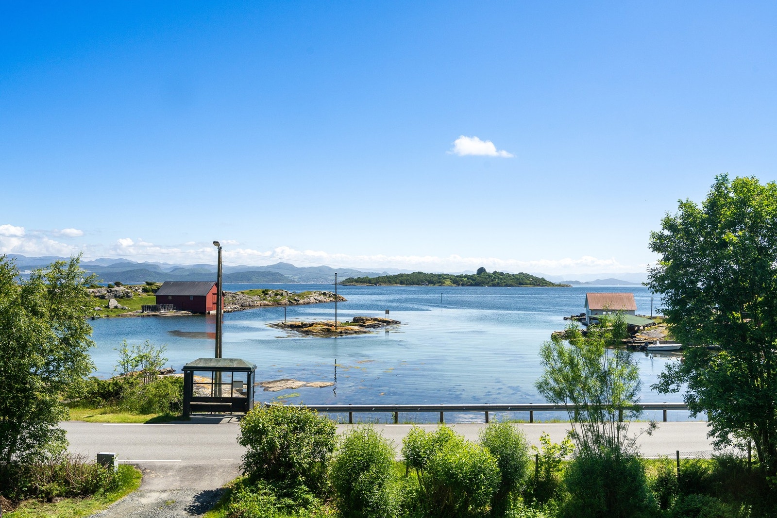 Utsikt fra stuen oppe Galleribilde