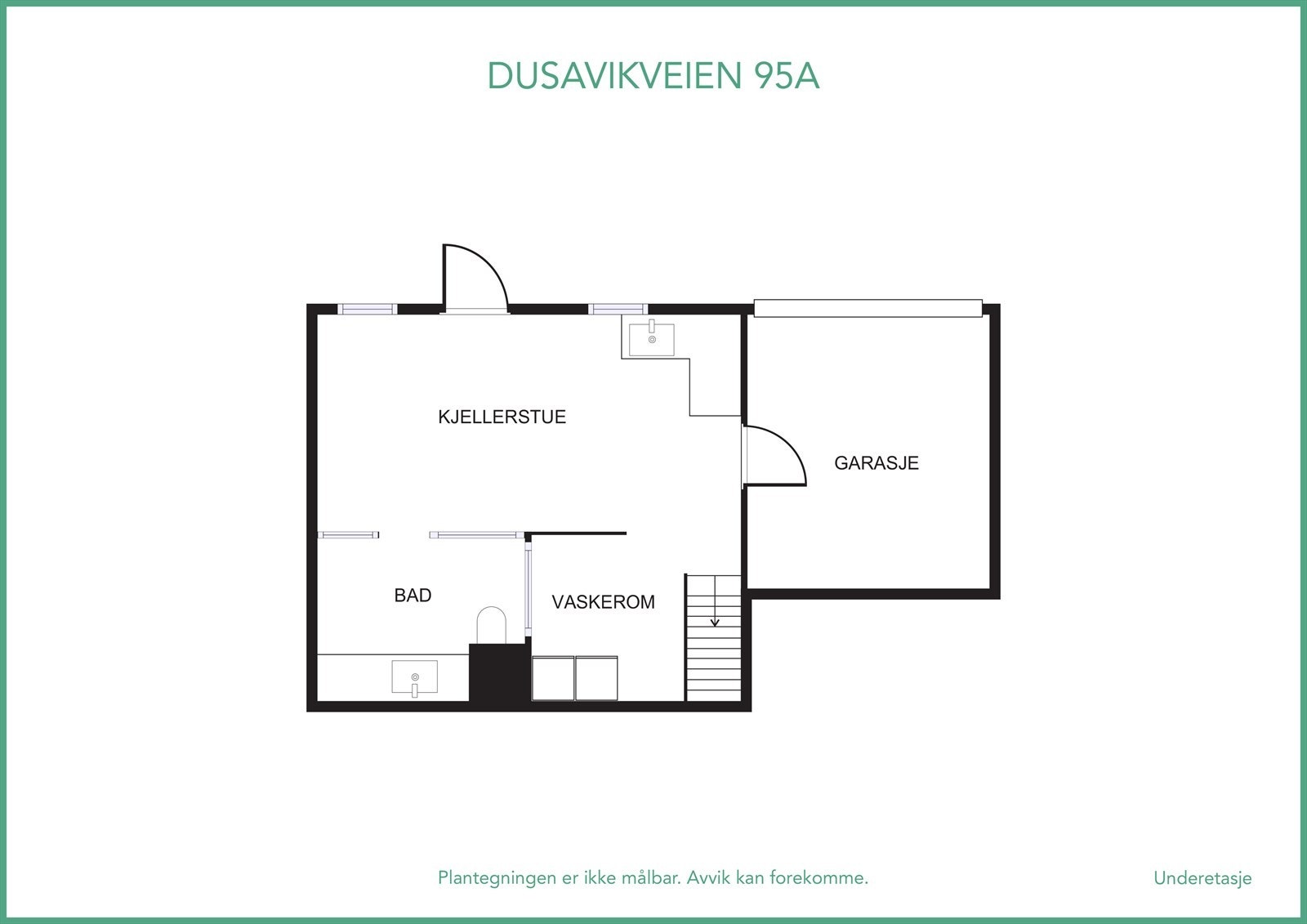 Plantegning u.etg. Galleribilde