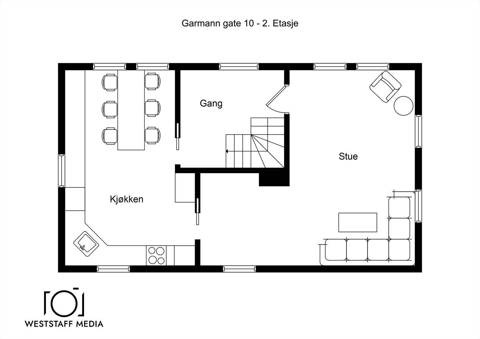 Plantegning Galleribilde