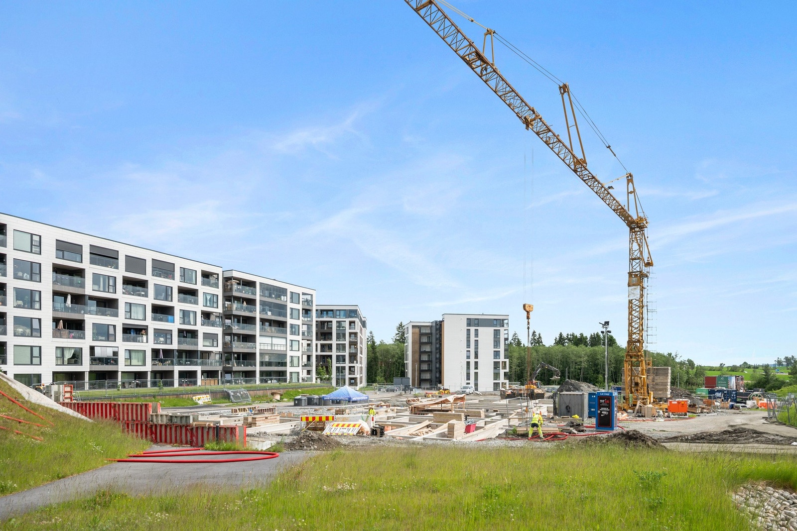 Lys og moderne 2-roms leilighet på 36 kvm BRA-i med balkong på 8 kvm og garasjeplass - Leiligheten er under oppføring Galleribilde