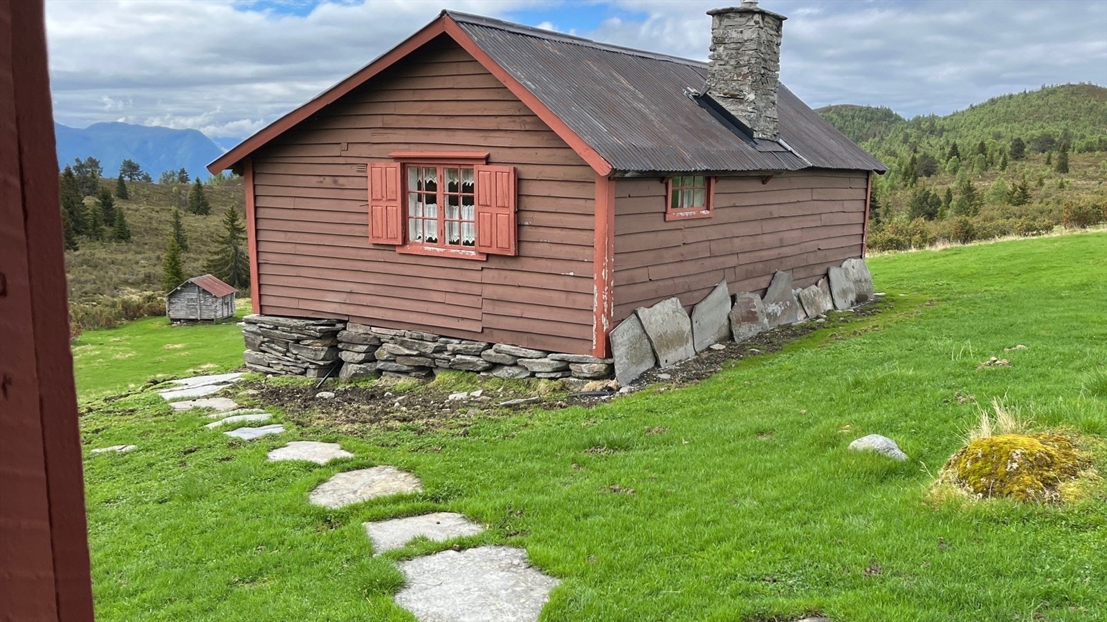 Stølshuset var oppført i 1953. Galleribilde