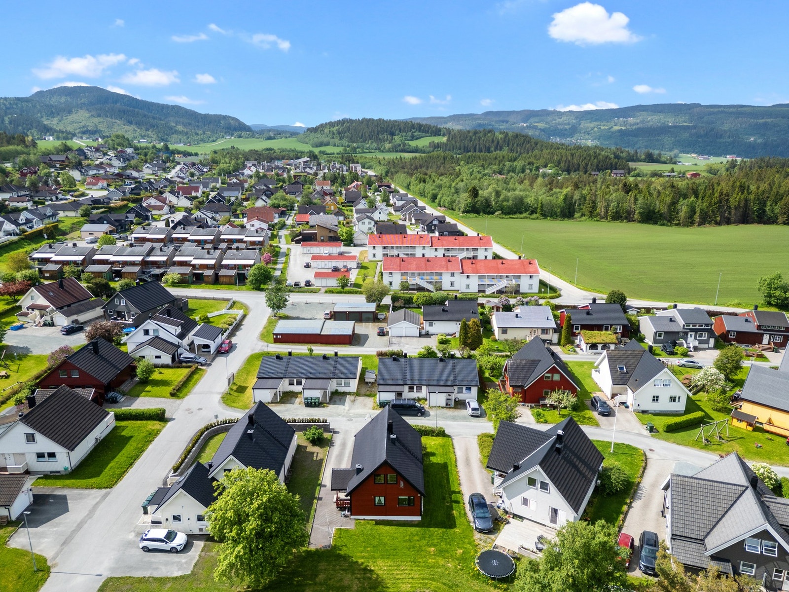 Brekkåsen er rolig og barnevennlig område. Galleribilde