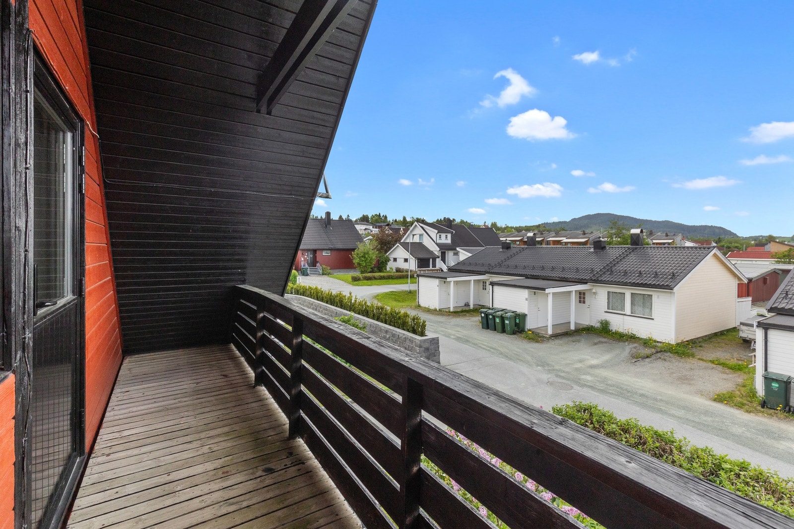 Balkongen er på 4m². Galleribilde