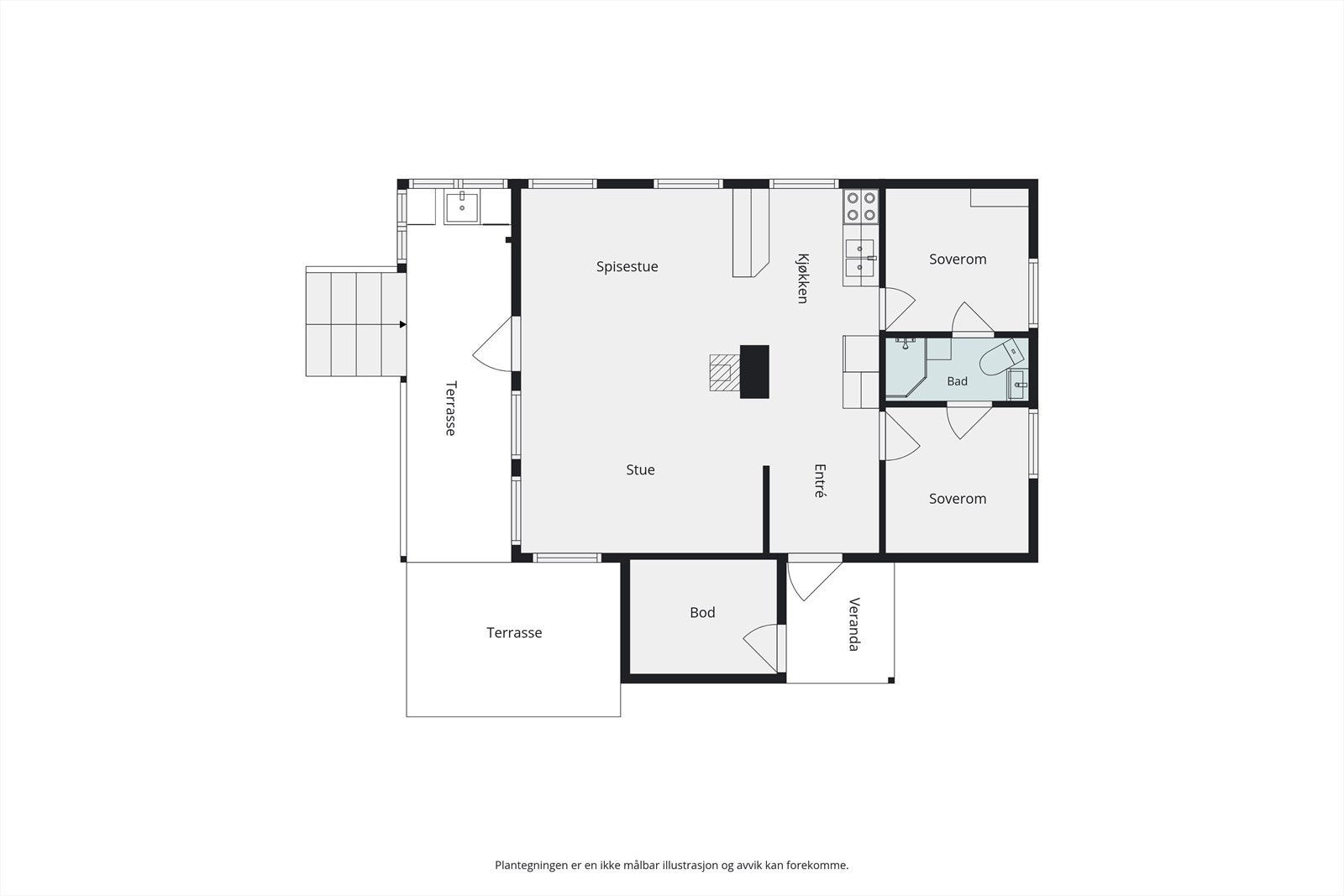 Plantegning Galleribilde