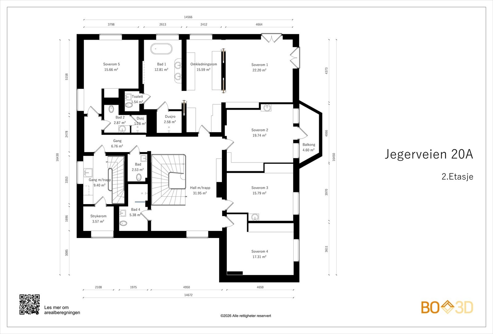 Plantegning 2.etasje. Galleribilde