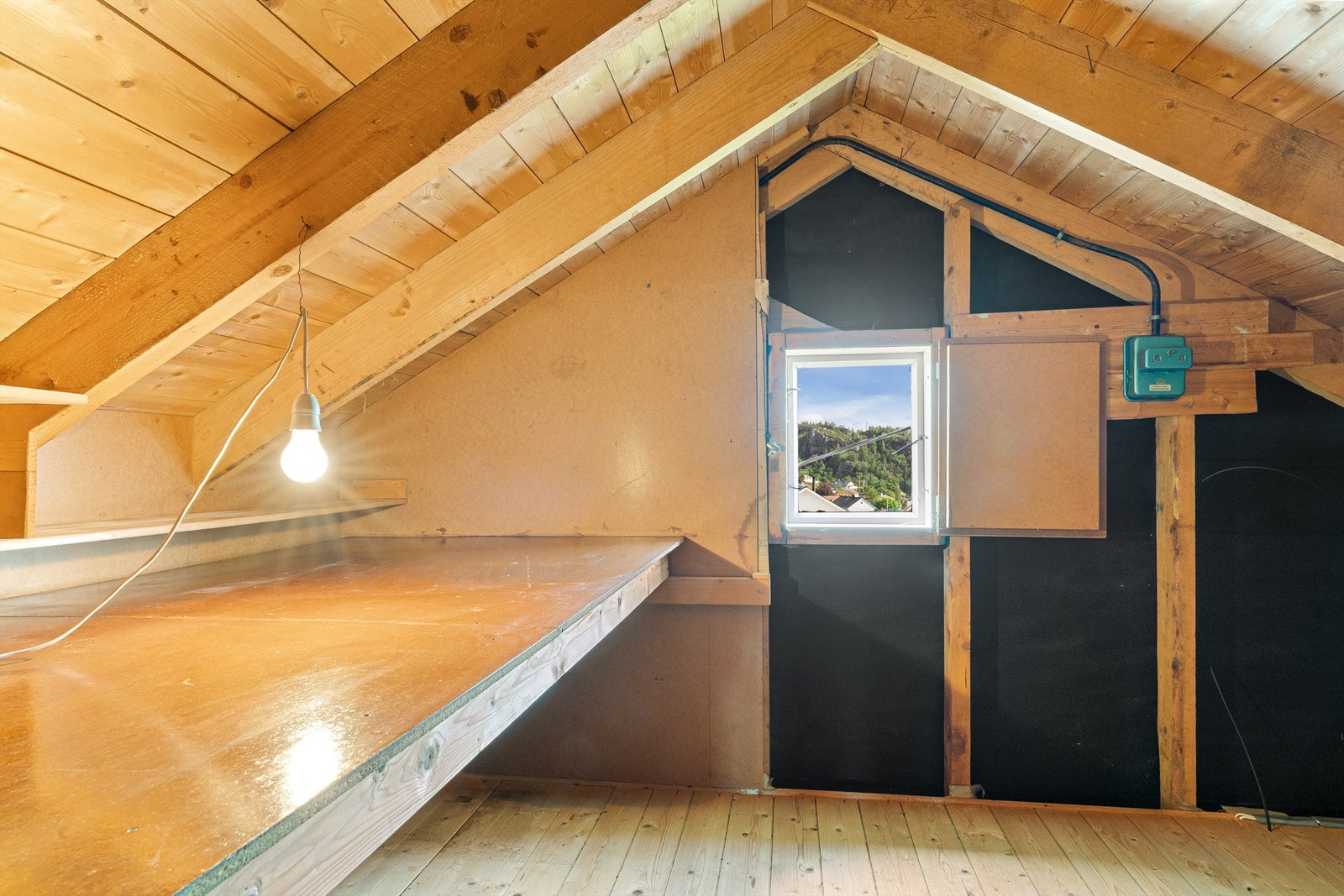 Uinnredet loft Galleribilde