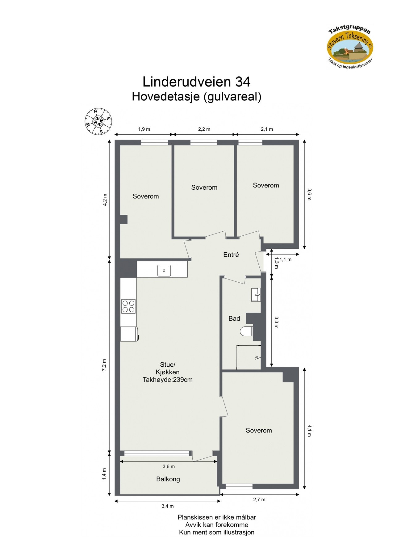 Planskisse. Galleribilde