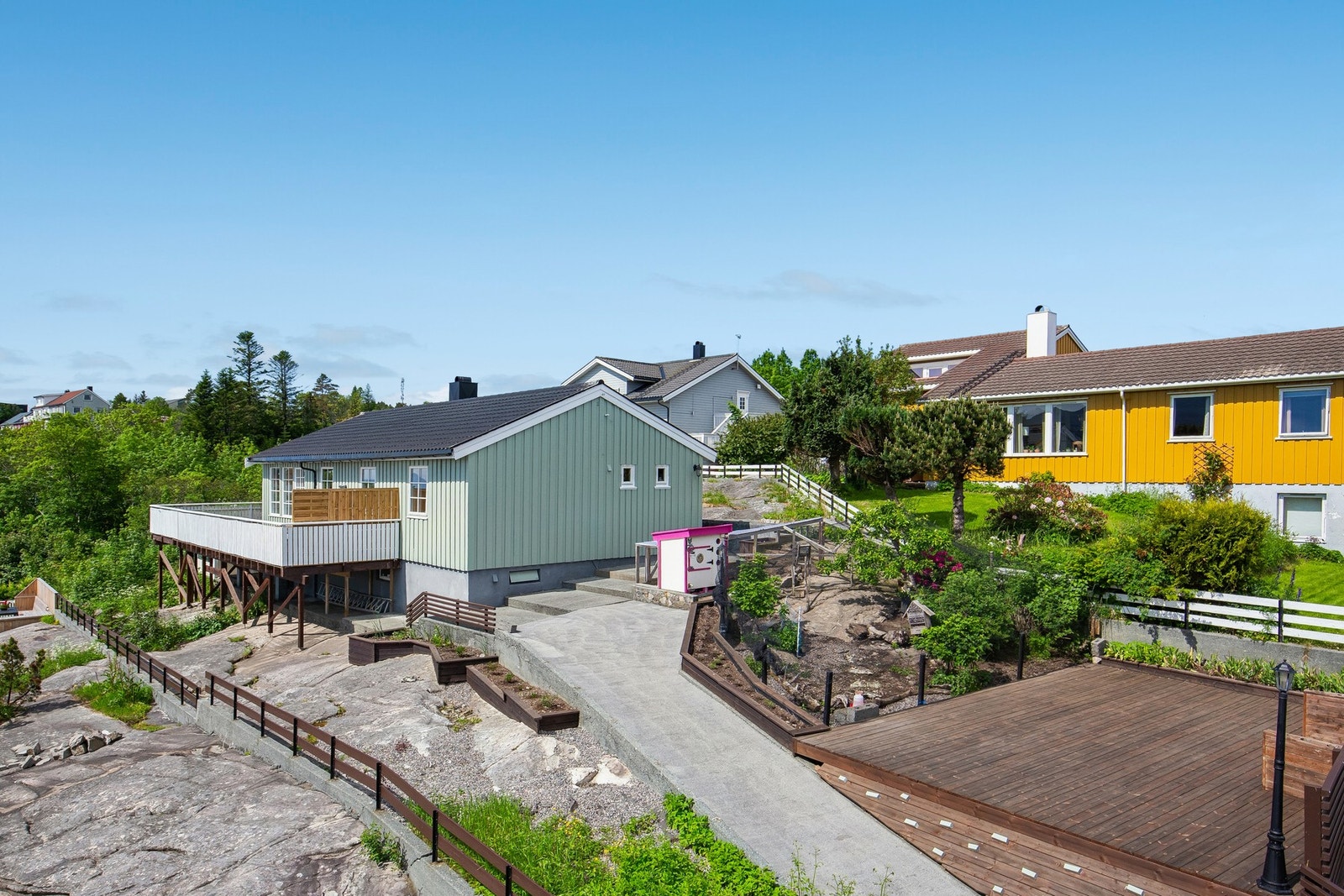 Flott opparbeidet tomt Galleribilde