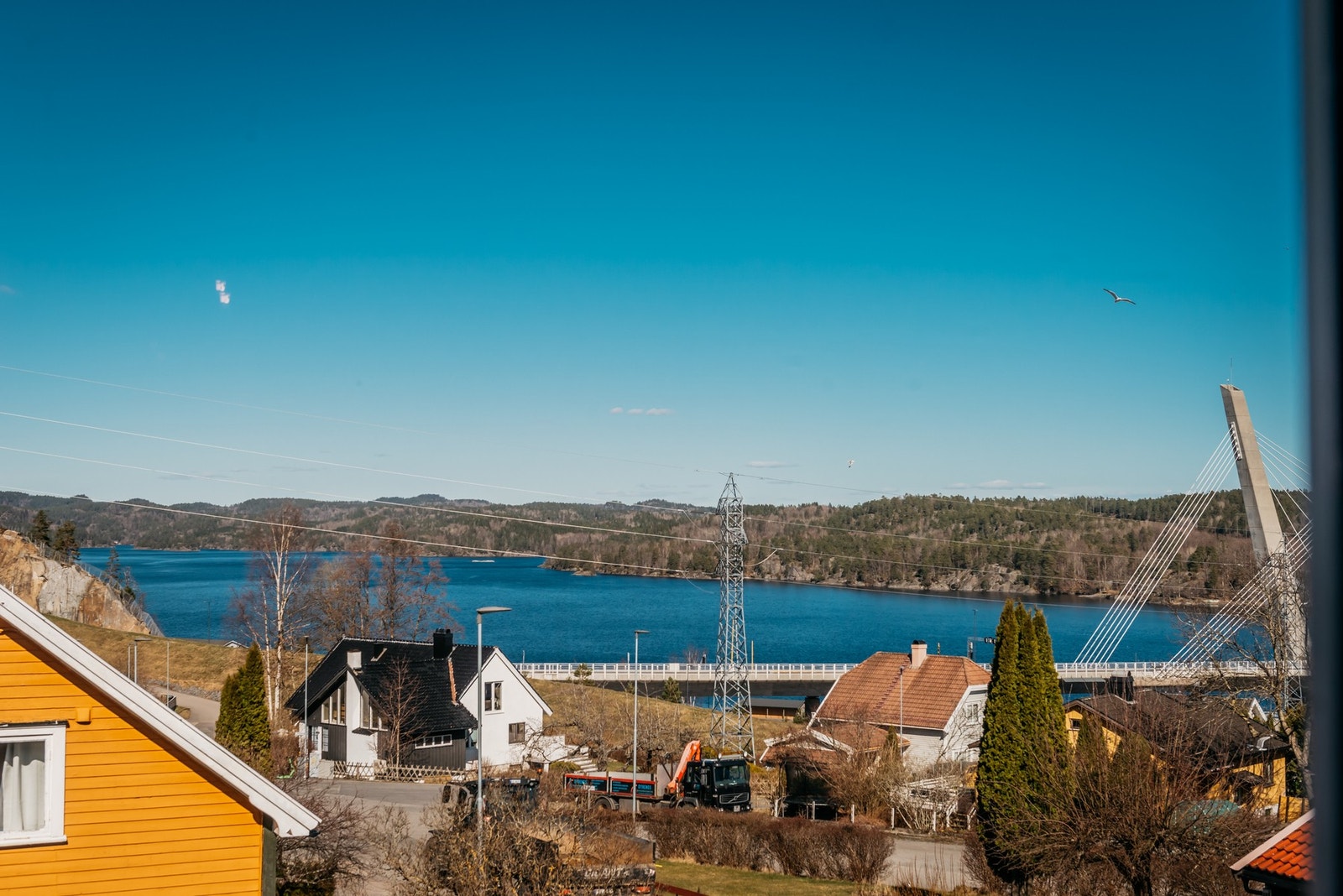 Trivelig utsikt mot Farris. Galleribilde