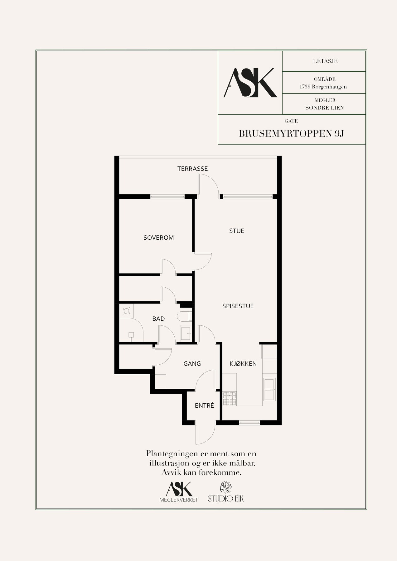 Plantegning Galleribilde