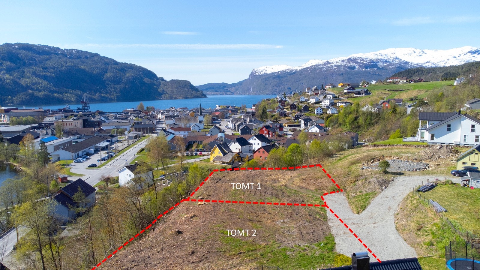 Merket tomter Galleribilde
