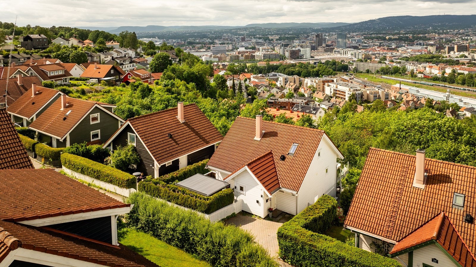 Etablert og barnevennlig boligområde på Ekeberg. Galleribilde