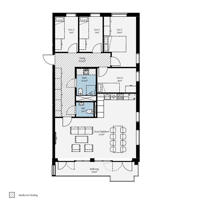 Plantegning 9017 Galleribilde