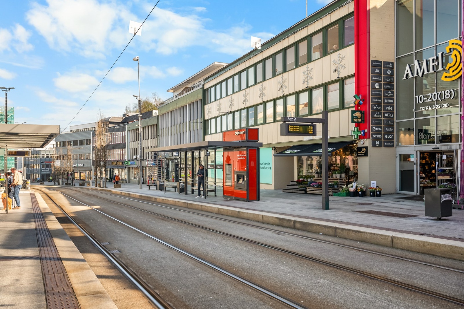 Det er kort vei til Nesttun sentrum med et godt utvalg av butikker Galleribilde