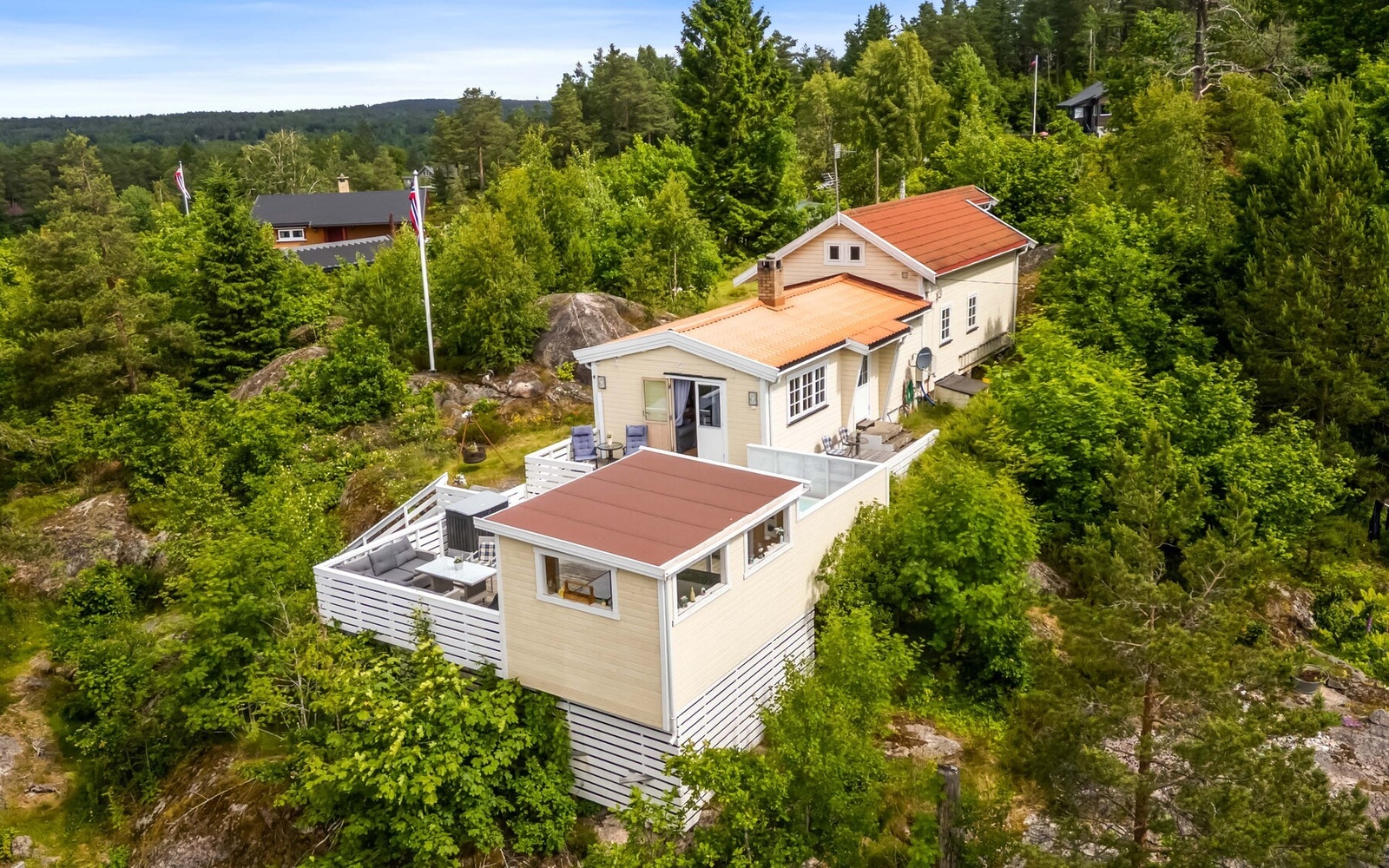 Dronebilde. Galleribilde