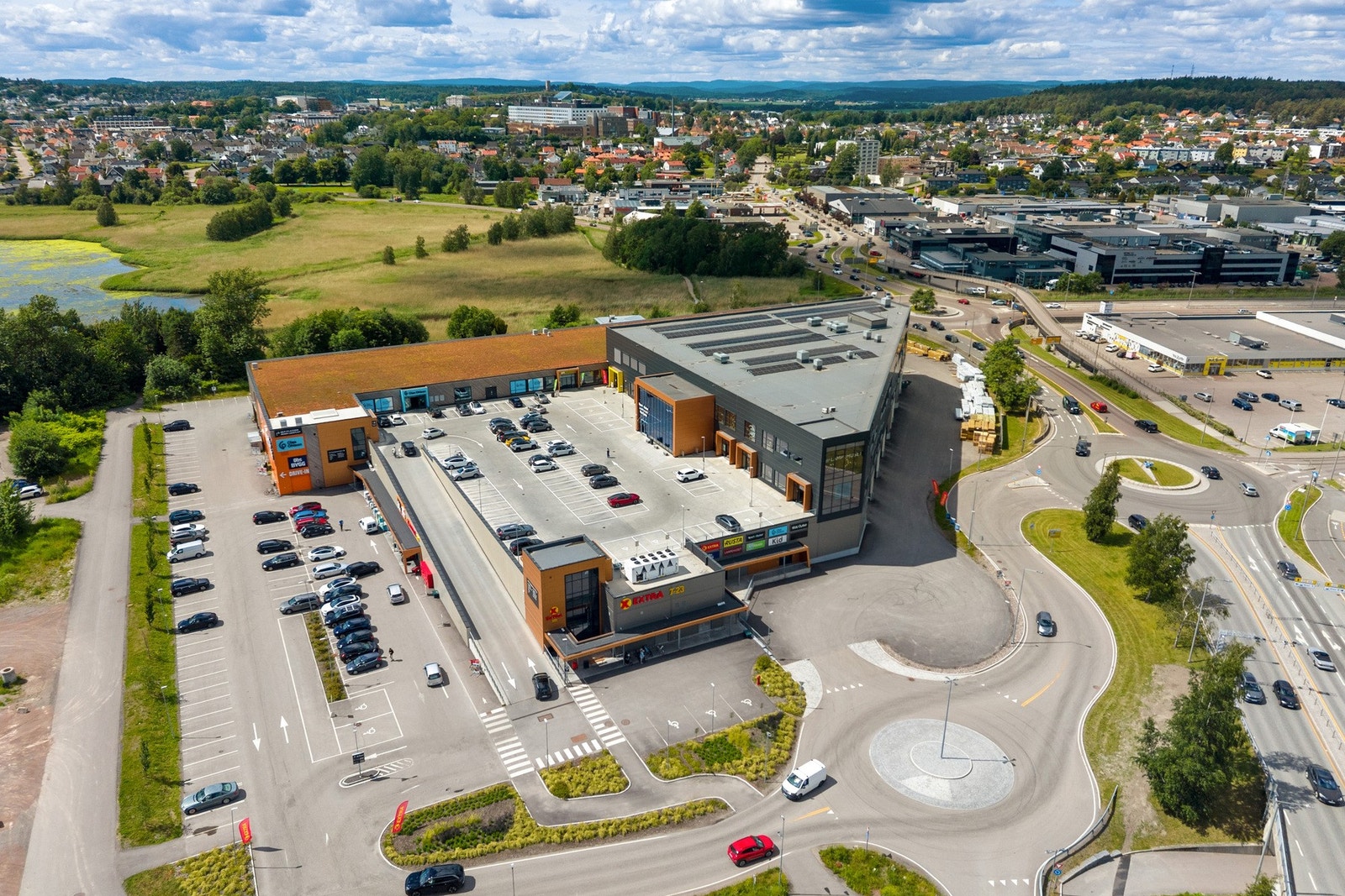 Kort vei sykehuset, jernbane og Tønsberg sentrum Galleribilde